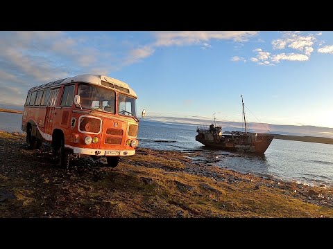 Видео: 23  АВТОДОМ ПАЗ 3201 ЧУТЬ НЕ СМЫЛО ПРИЛИВОМ В ОКЕАН