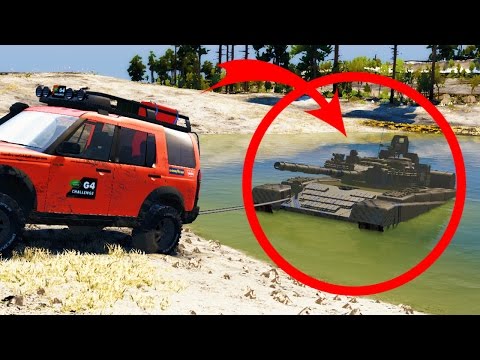 Видео: Нашел ТАНК на Дне Озера - SpinTires