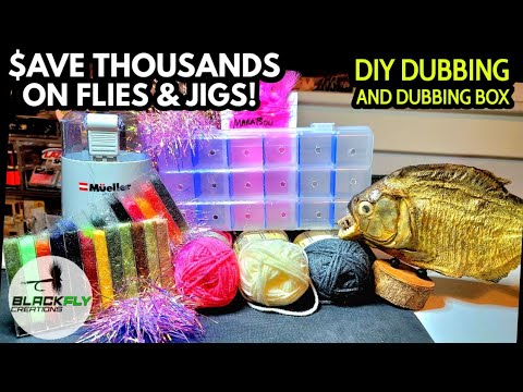 Видео: 30 лет материалов для вязания мушек и блесн ДЕШЁВО! Дикий самодельный даббинг-гриндер + самодельн...