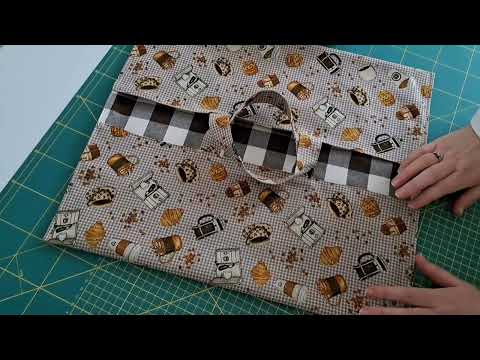 Видео: Мастер - класс "Сумка - переноска для еды" .