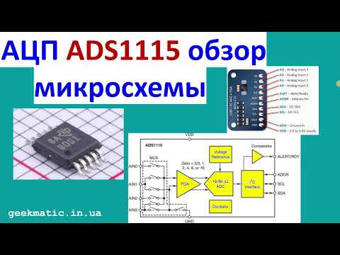 Видео: ADS1115 экспертный обзор микросхемы