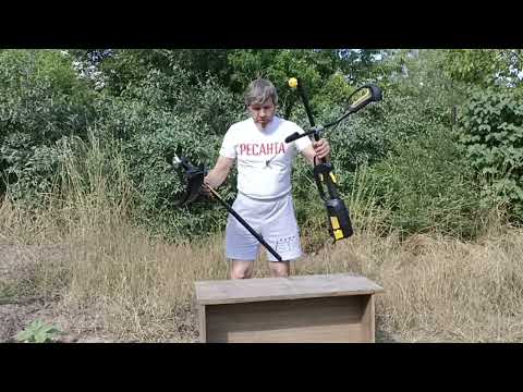 Видео: Электрический триммер GET-1500B HUTER.  Краткий обзор.