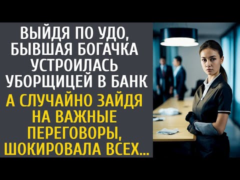 Видео: Выйдя по УДО, бывшая богачка устроилась уборщицей в банк… А случайно зайдя на переговоры, шокировала