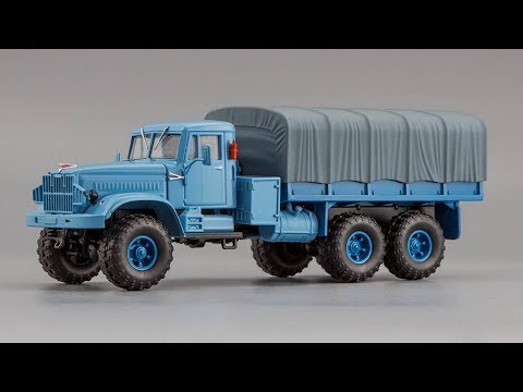 Видео: КрАЗ-255Б | Наш Автопром by Hongwell | Обзор масштабной модели 1:43