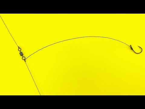 Видео: Как привязать поводок к основной леске, который никогда не запутается!