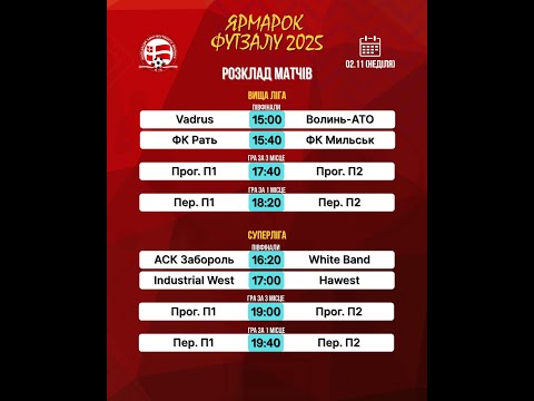 Видео: Vadrus - Волинь АТО/ Ярмарок футзалу/Вища ліга