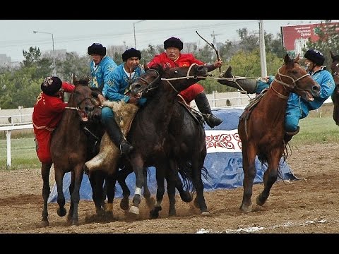 Видео: Чемпионат Азии 2013 / Казахстан - Кыргызстан / Кокпар / Астана кок бору Киргизия