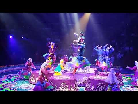 Видео: ВСТУПЛЕНИЕ И ЭКВИЛИБР НА КАТУШКАХ, ШОУ "МИРАС", КАЗАНСКИЙ ЦИРК 