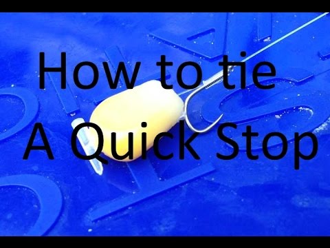 Видео: Как прикрепить быстродействующий стопор для приманки к волосяной оснастке