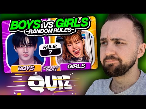 Видео: [KPOP QUIZ] ПАРНИ ПРОТИВ ДЕВУШЕК, СОХРАНИ ОДНУ ПЕСНЮ / BOYS vs GIRLS RANDOM RULES SAVE ONE KPOP SONG