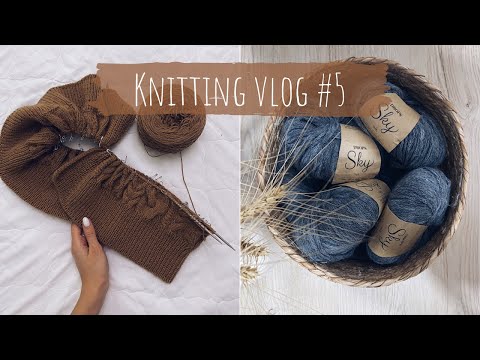 Видео: Вязальный Vlog#5| Новые процессы. Готовые работы. Перевязы.