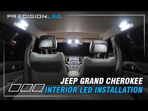 Видео: Обновление светодиодных ламп салона Jeep Grand Cherokee/Dodge Durango — 3-е и 4-е поколение, 2010 г.