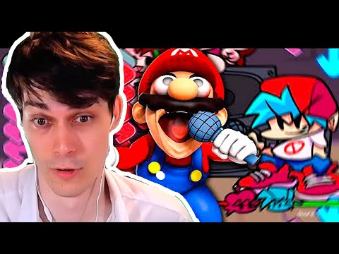Видео: МАРИО ИГРАЕТ В FRIDAY NIGHT FUNKIN ! - Mario Plays: Friday Night Funkin [SMG4 Реакция / Reaction]