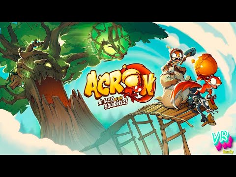 Видео: Acron: Attack of the Squirrels! - Папа ДУБ, а дети Белки.