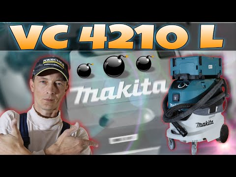 Видео: Обзор строительного пылесоса MAKITA VC 4210L.