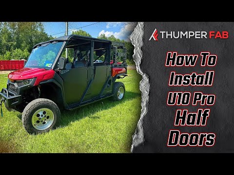 Видео: Как установить: полудвери CFMOTO UForce U10 PRO | Thumper Fab