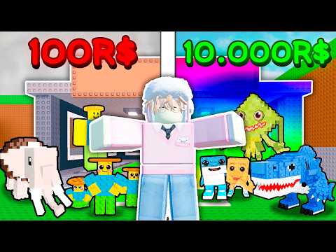 Видео: 🔥 БАЗА ЗА 100R$ VS 10,000R$ в Steal a Brainrot ROBLOX