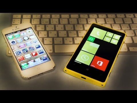 Видео: iPhone 5 против Lumia 920