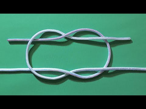 Видео: Морские узлы - простые, надёжные и король узлов Беседочный узел или Булинь.