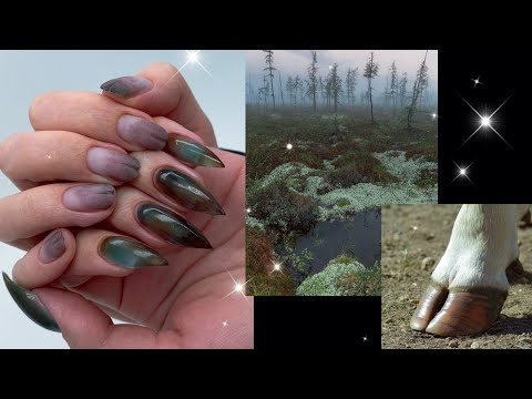 Видео: КОГТИ и КОПЫТА. Дизайн по картинкам 🌳 болотный вАйБиК ✨