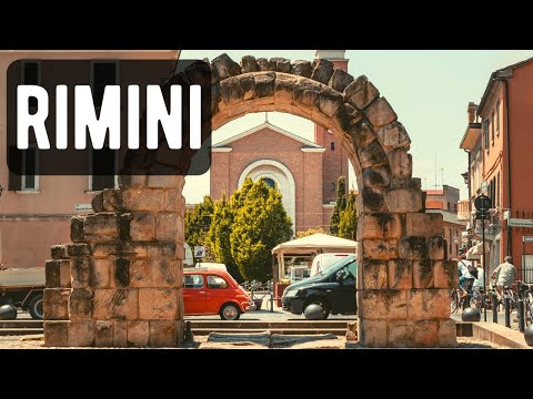 Видео: Римини, Италия 🇮🇹 - Виртуальная прогулка по городу - 2022 - 4K / 60FPS