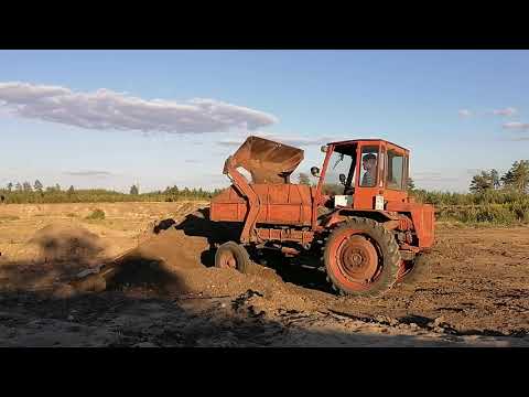 Видео: Т 16 самопогрузчик