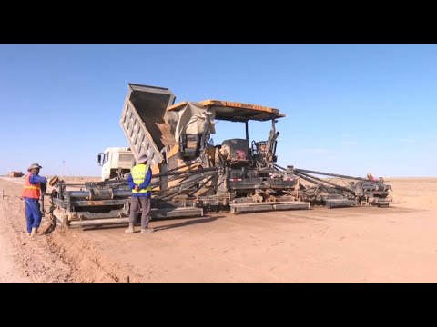 Видео: «Жезқазған–Қызылорда» тас жолы жаңартылып жатыр