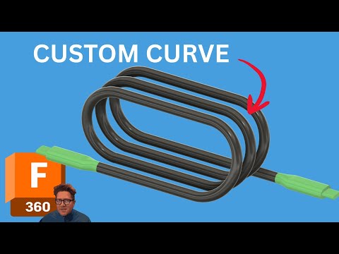 Видео: Моделирование кабеля USB-C в Fusion 360 — 3D-эскизы, развертки и трюки с лофтом!