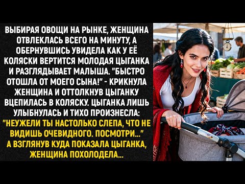 Видео: Выбирая овощи на рынке, женщина отвлеклась всего на минуту, а обернувшись увидела как у коляски...