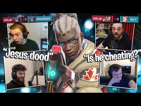 Видео: Реакция стримеров на игрока №1 в рейтинге «Meliø»