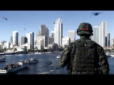 Видео: Фильм ARMA 3: Китайская инвазия на Тайвань | Первые дни войны | PLA против ROCA - Часть 1