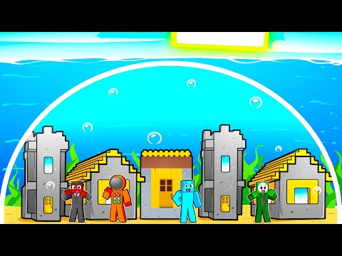 Видео: Построй, чтобы выжить при цунами в Minecraft!