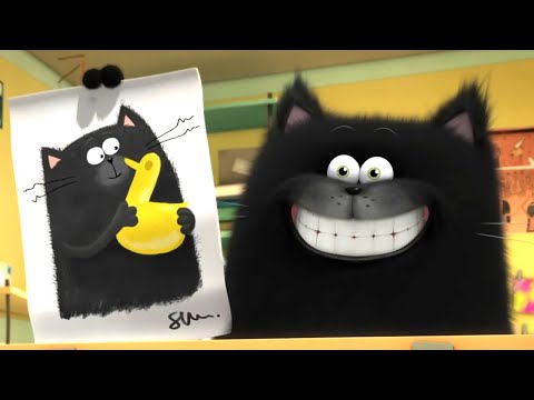 Видео: Слабо или нет  — 26 серия — Котёнок Шмяк — Мультик для детей про котов