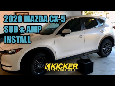 Видео: Полная установка сабвуфера и усилителя Mazda CX-5 2020 года
