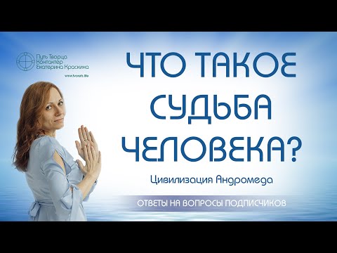 Видео: Что такое судьба человека? | Ченнелинг