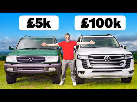 Видео: Toyota Land Cruiser: сравнение цен: 5000 и 100000 фунтов