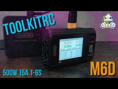 Видео: Зарядний пристрій ToolkitRC M6D