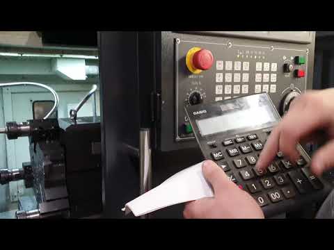 Видео: привязка осевого инструмента по Х  (сверла). Fanuc, чпу