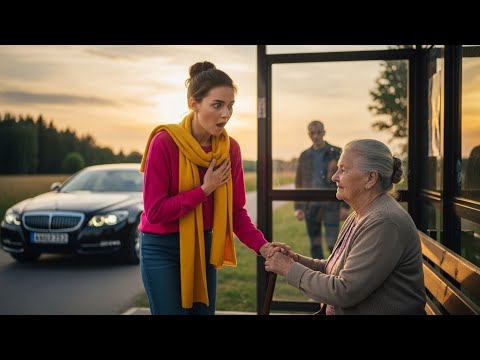 Видео: «Муж оставил меня одну на остановке… и слепая женщина прошептала: “Притворись моей внучкой”!»