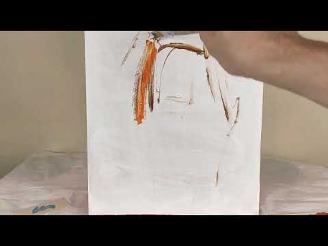 Видео: Этюд головы человека. Масло,. Метод от пятна.