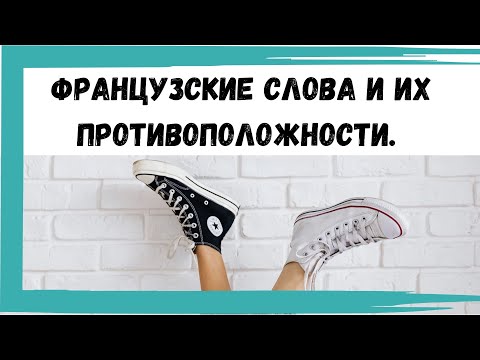 Видео: ФРАНЦУЗСКИЕ СЛОВА И ИХ ПРОТИВОПОЛОЖНОСТИ