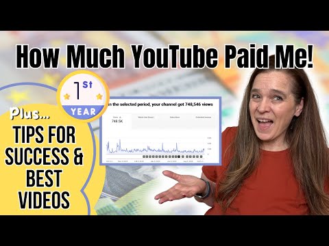 Видео: Сколько YouTube заплатил мне за первый год монетизации с 10 тысячами подписчиков: аналитика и сов...