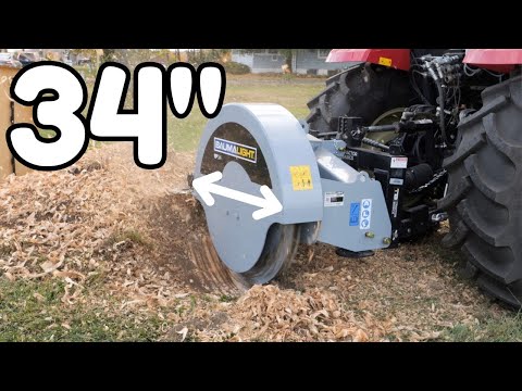 Видео: Не покупайте дешевую китайскую измельчитель пней, пока не увидите эту МОНСТРУЮЩУЮ измельчитель!