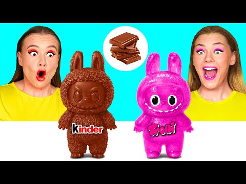 Видео: Челлендж. Шоколадная Еда vs Настоящая еда | Безумная Кулинарная Битва от Fun Challenge