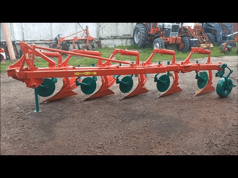 Видео: Плуг 5-корпусний Fraugde (Kverneland)
