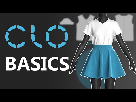 Видео: Основы CLO3D | Учебное пособие по CLO3D для начинающих