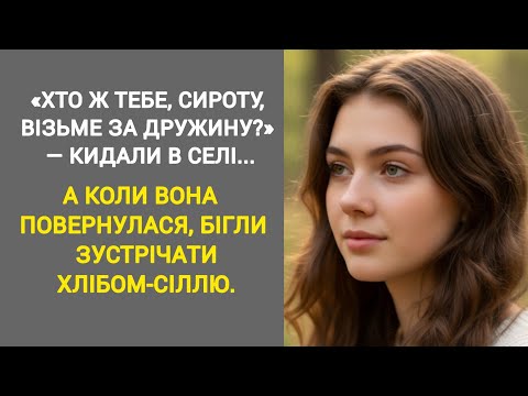 Видео: 🇺🇦Хто ж тебе, сироту, візьме за дружину?» — кидали в селі... А коли вона повернулася, бігли...