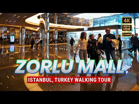 Видео: Роскошная прогулка по Zorlu Center в Стамбуле | Дизайнерские бутики и потрясающие виды с дрона 4K