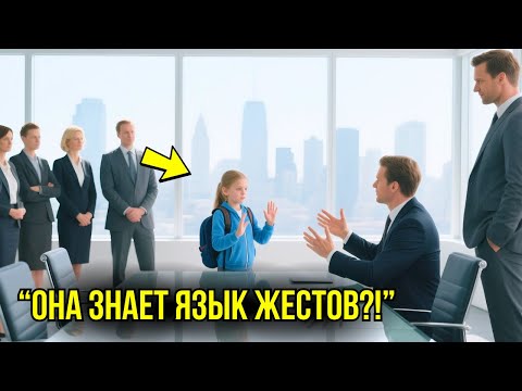 Видео: Никто Не Мог Понять Немого МИЛЛИАРДЕРА, Но Дочь УБОРЩИЦЫ Использовала Язык Жестов И СПАСЛА КОМПАНИЮ