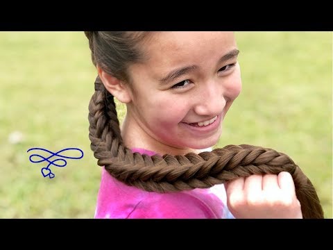 Видео: Косичка «рыбий хвост»